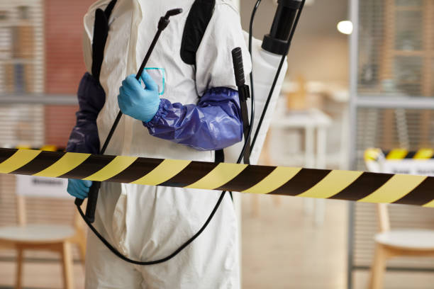 Professional Infectious Disease Decontamination technician working in Hingham, MA